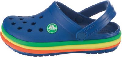 rainbow crocs with fur