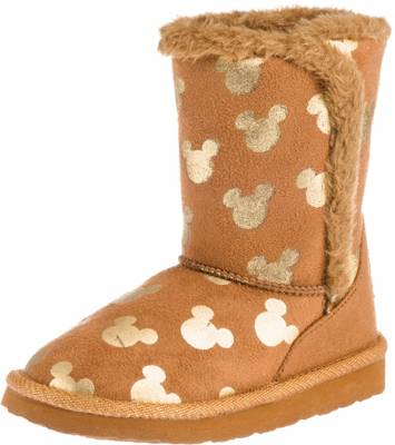 Disney Mickey Mouse & friends, Disney Mickey Mouse Stiefel für Mädchen, braun Disney Mickey Mouse & friends, Disney Mickey Mouse Stiefel für Mädchen, braun