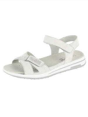 Sandalette Klettverschluss Steinchen Klassische Sandaletten