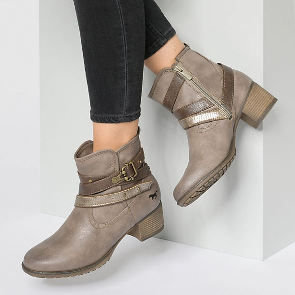 MUSTANG, Klassische Stiefeletten, taupe Gute Qualität beliebte Schuhe MUSTANG, Klassische Stiefeletten, taupe Gute Qualität beliebte Schuhe