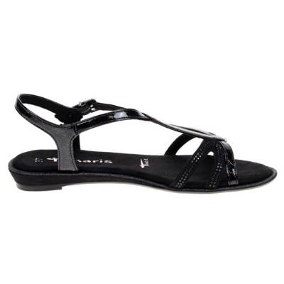 tamaris riemchensandalen schwarz