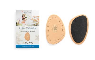 Leder-Halbsohle Einlegesohlen