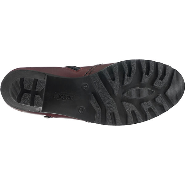 Schuhe Klassische Stiefeletten rieker Klassische Stiefeletten dunkelrot Schuhe Klassische Stiefeletten rieker Klassische Stiefeletten dunkelrot