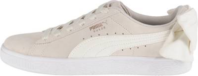 puma suede bow black