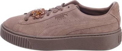 PUMA, Suede Platform Gem Sneakers Low, braun mirapodo