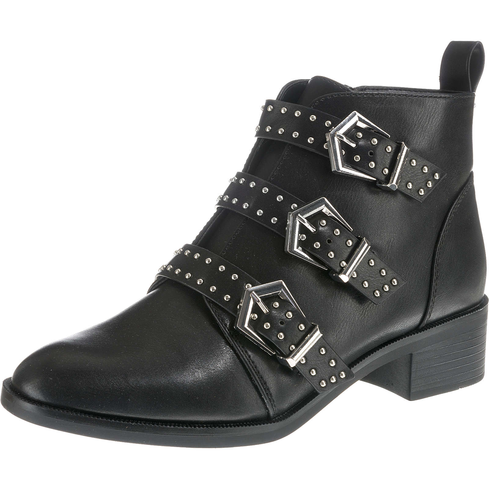 ONLY ONLBRIGHT Biker Boots schwarz Damen Gr. 36 ONLY ONLBRIGHT Biker Boots schwarz Damen Gr. 36