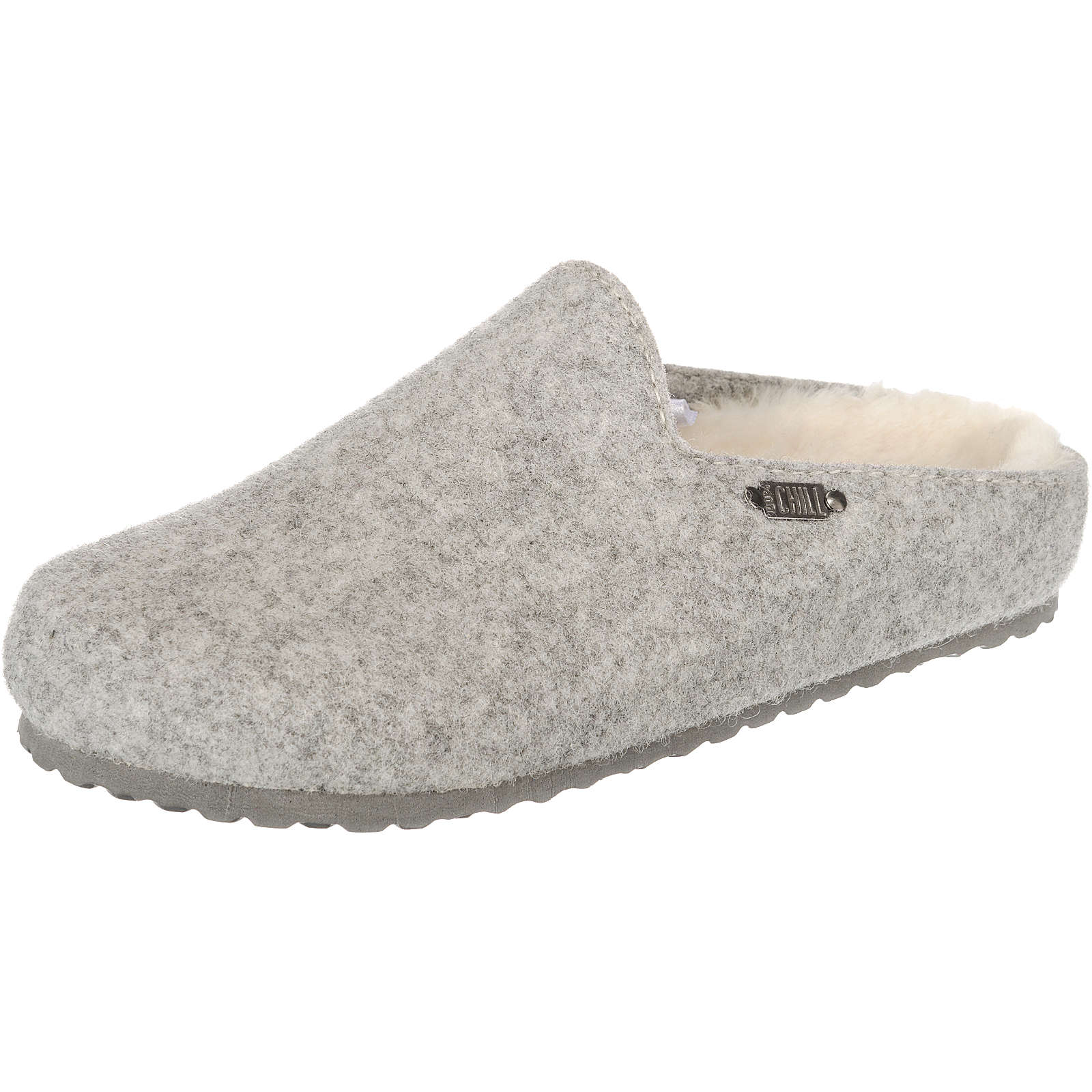 SUPERSOFT Pantoffeln hellgrau Damen Gr. 41 SUPERSOFT Pantoffeln hellgrau Damen Gr. 41