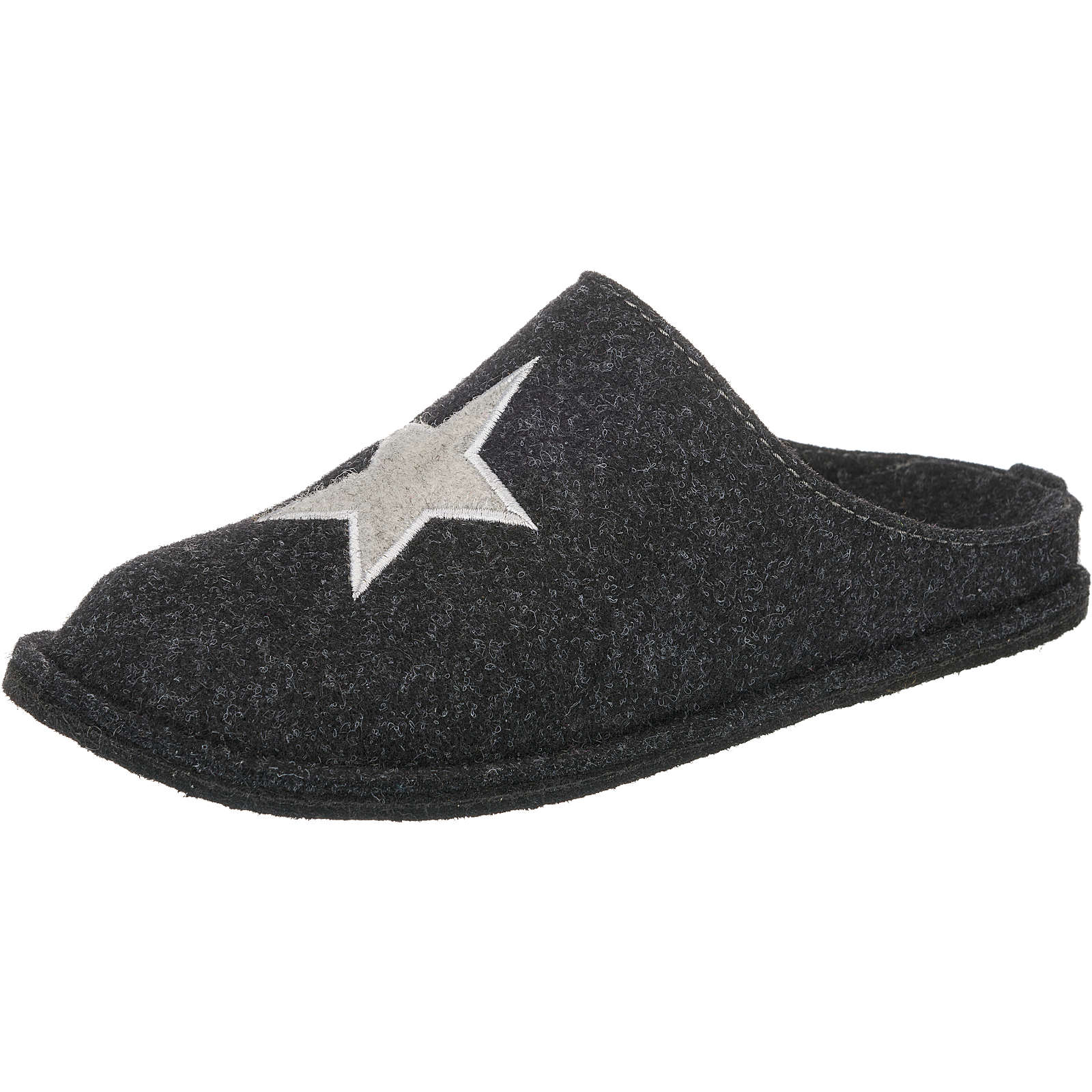 SUPERSOFT Pantoffeln dunkelgrau Damen Gr. 37 SUPERSOFT Pantoffeln dunkelgrau Damen Gr. 37