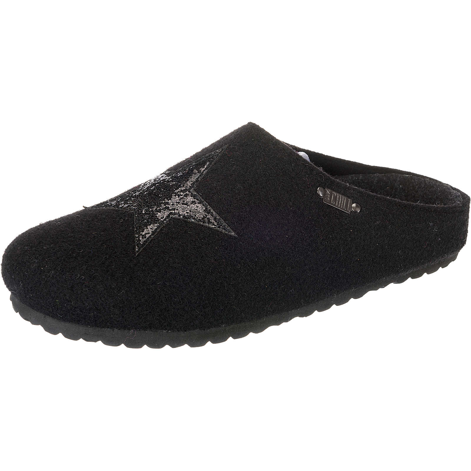 SUPERSOFT Pantoffeln schwarz Damen Gr. 42 SUPERSOFT Pantoffeln schwarz Damen Gr. 42