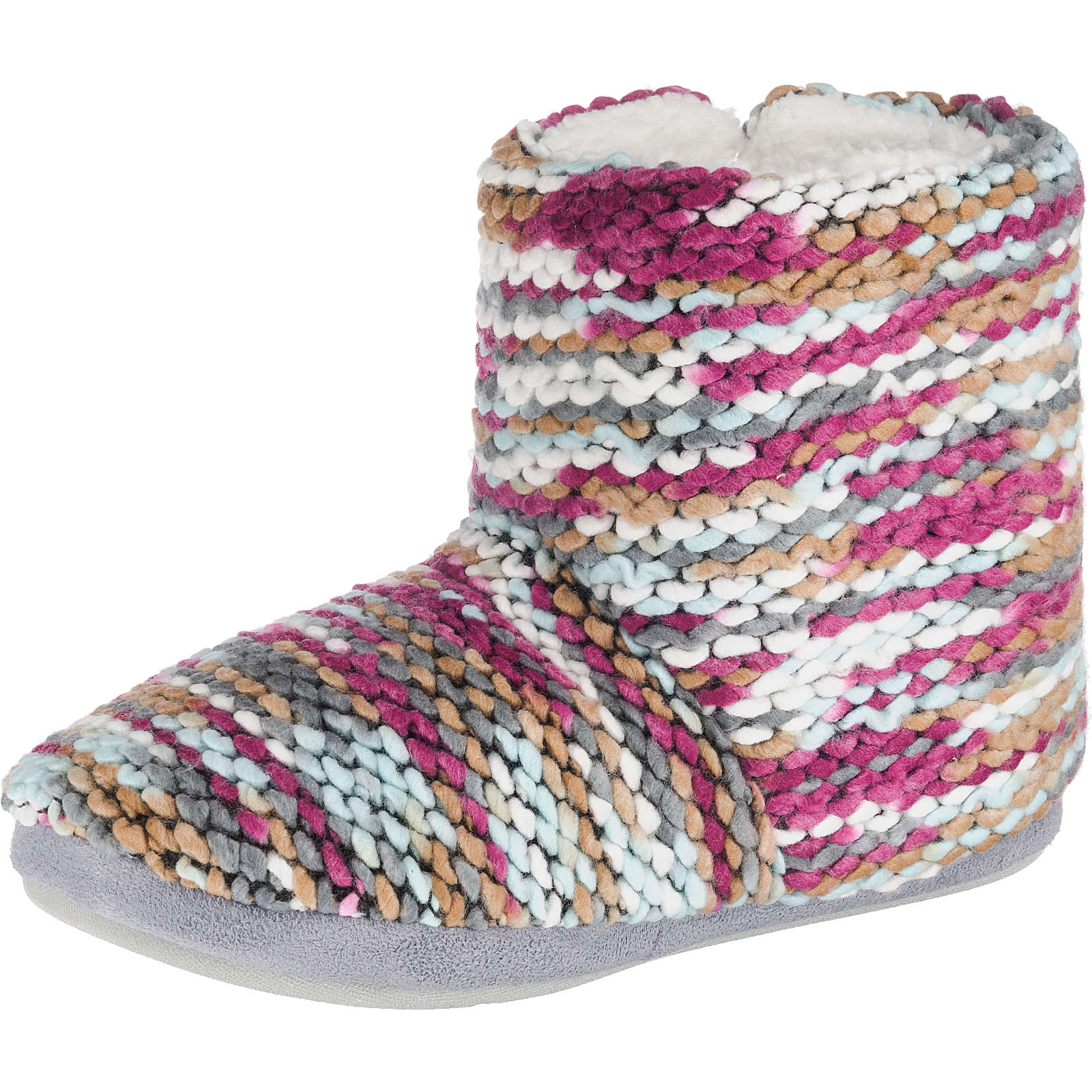 SuperCracks Hüttenschuhe grau/rot Damen Gr. 39 SuperCracks Hüttenschuhe grau/rot Damen Gr. 39