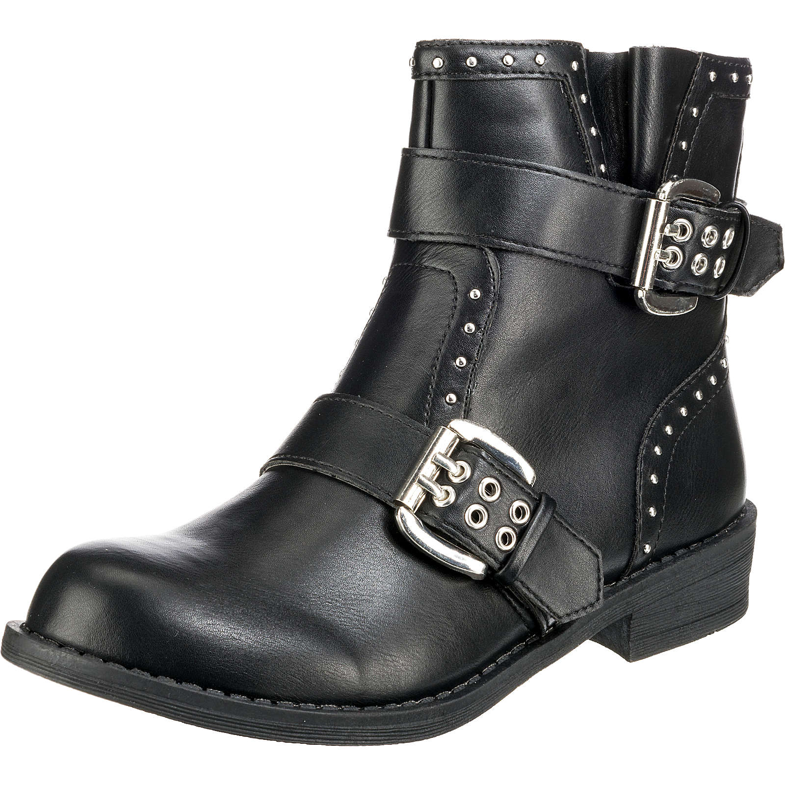 BUFFALO Biker Boots schwarz Damen Gr. 38 BUFFALO Biker Boots schwarz Damen Gr. 38