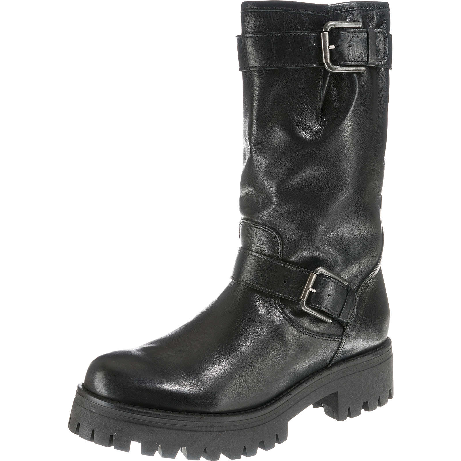 BUFFALO Biker Boots schwarz Damen Gr. 41 BUFFALO Biker Boots schwarz Damen Gr. 41