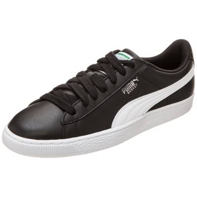 puma basket classic lfs white black
