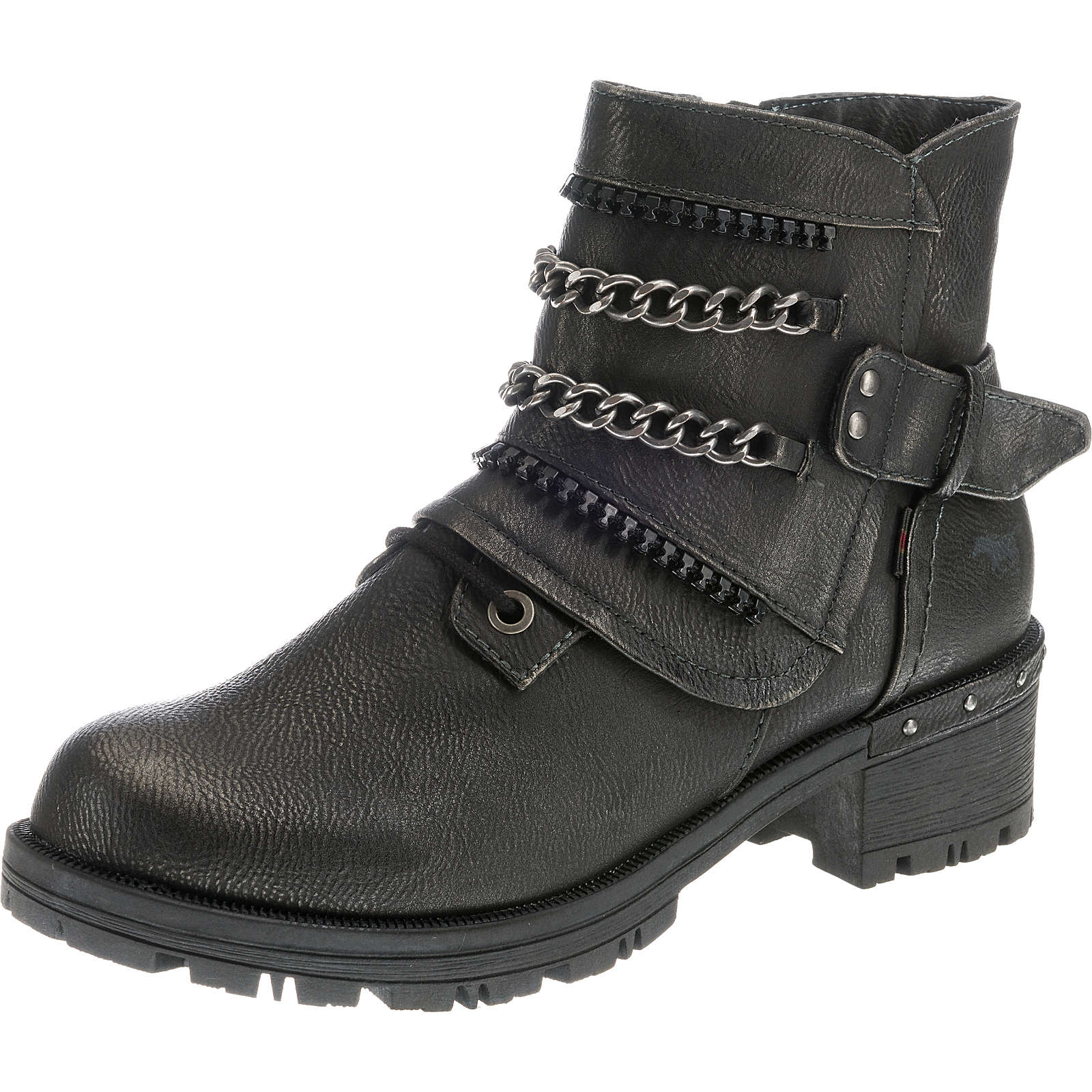 MUSTANG Biker Boots dunkelgrau Damen Gr. 39 MUSTANG Biker Boots dunkelgrau Damen Gr. 39