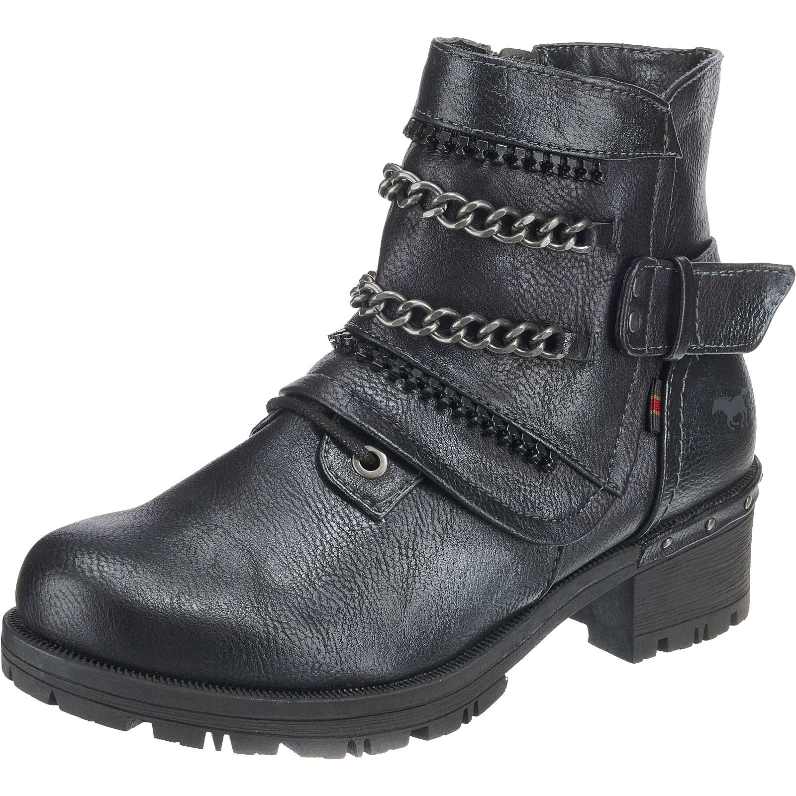 MUSTANG Biker Boots schwarz Damen Gr. 37 MUSTANG Biker Boots schwarz Damen Gr. 37