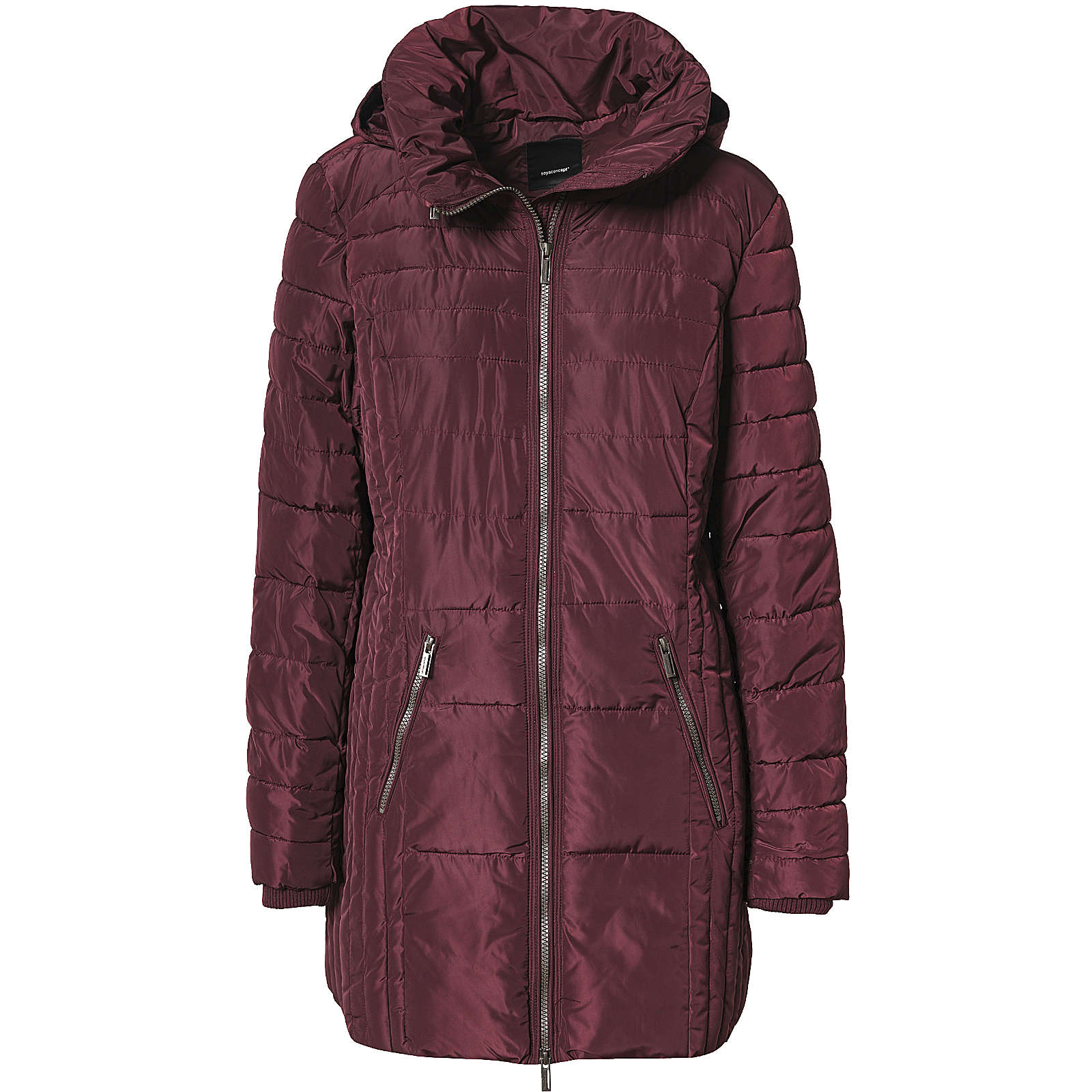 Soyaconcept Wintermantel Nina dunkelrot Damen Gr. 38 Soyaconcept Wintermantel Nina dunkelrot Damen Gr. 38