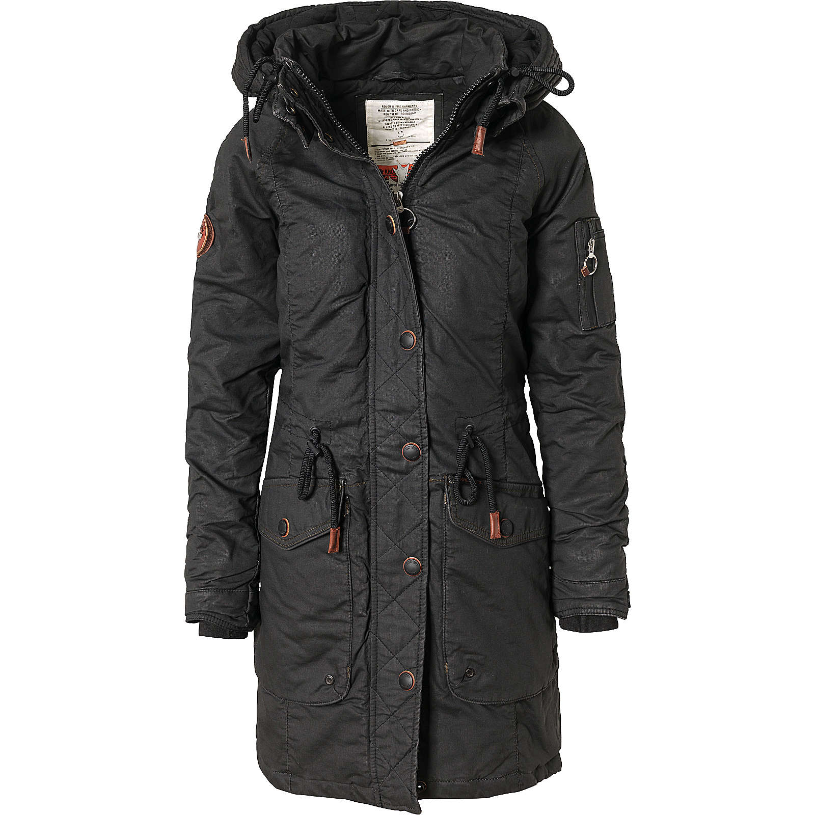 Khujo Winterjacke schwarz Damen Gr. 42 Khujo Winterjacke schwarz Damen Gr. 42