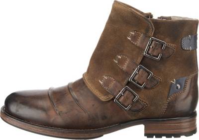 TOM TAILOR, Biker Boots, braun mirapodo