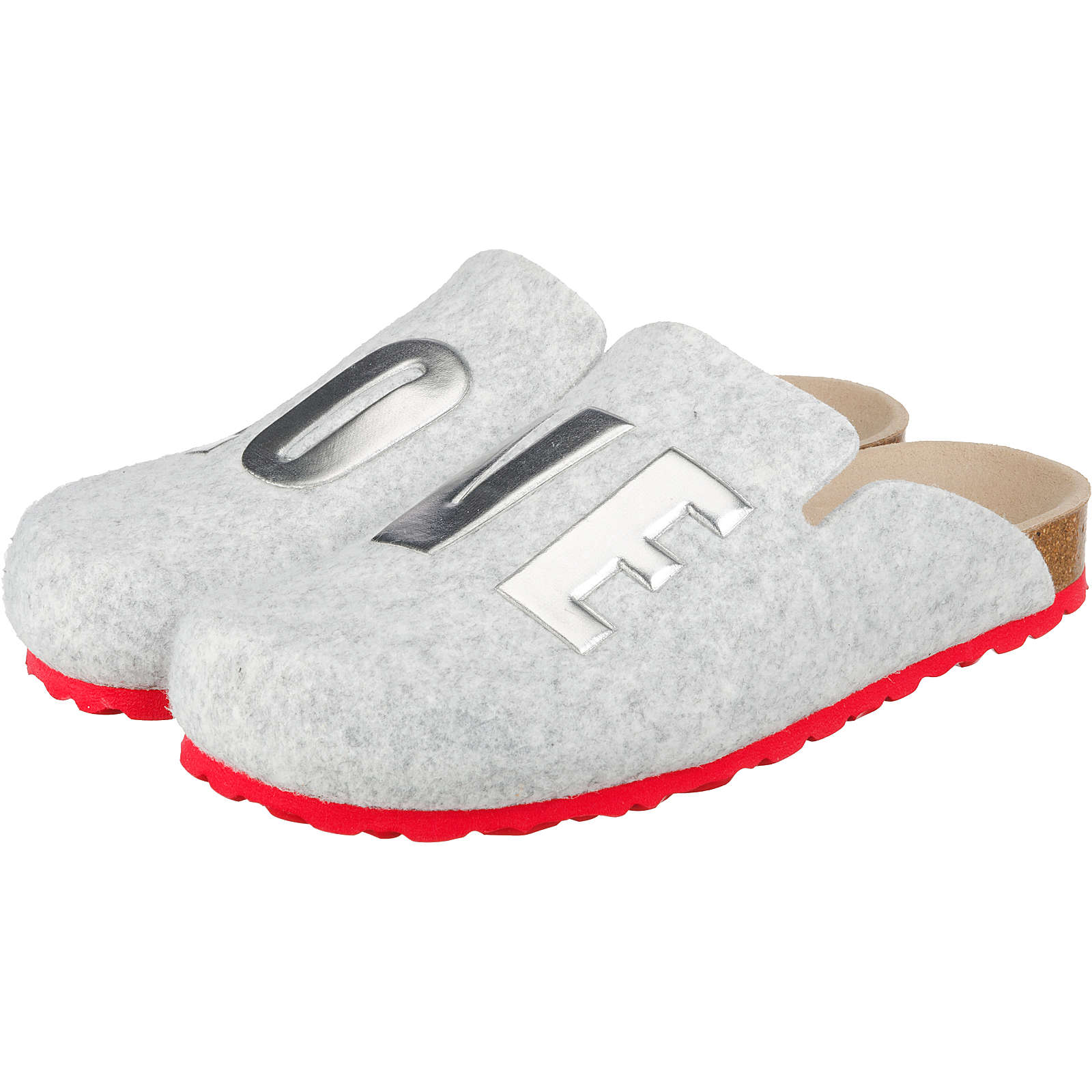 ESPRIT Pantoffeln grau Damen Gr. 39 ESPRIT Pantoffeln grau Damen Gr. 39