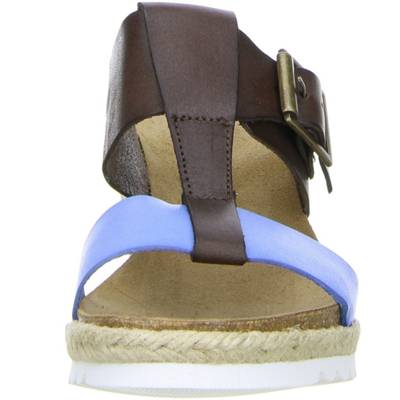 Vista Damen Pantoletten braun/blau mehrfarbig PR7644