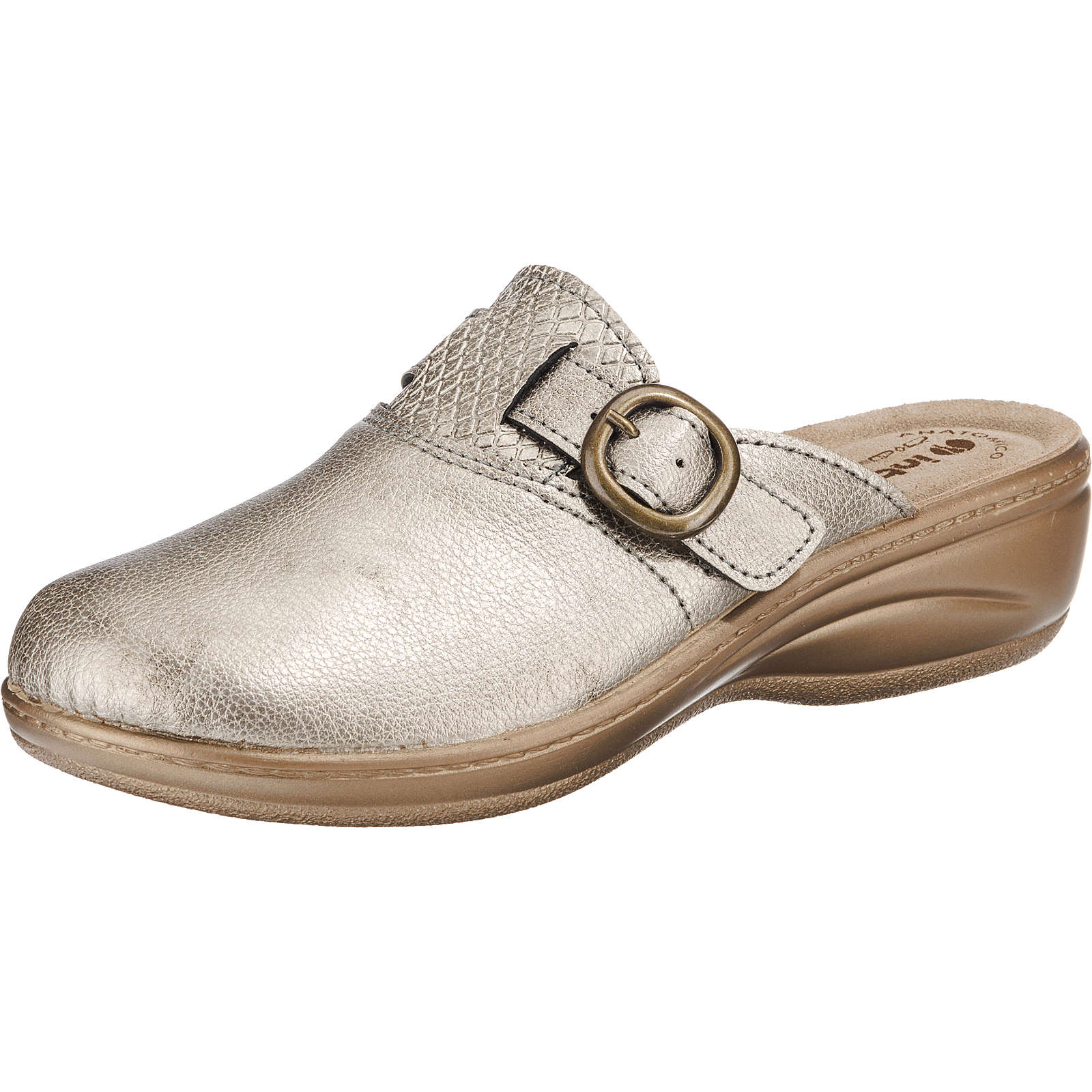INBLU Pantoffeln silber Damen Gr. 36 INBLU Pantoffeln silber Damen Gr. 36