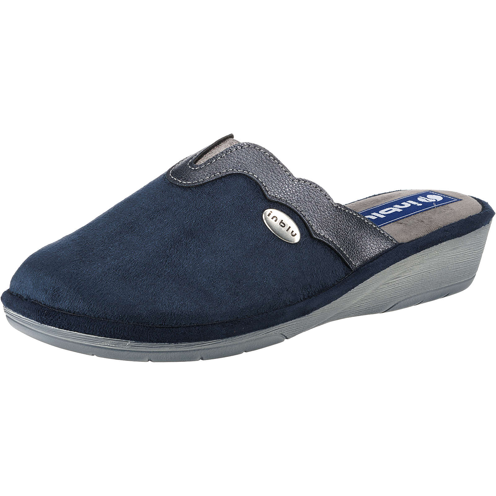 INBLU Pantoffeln blau Damen Gr. 37 INBLU Pantoffeln blau Damen Gr. 37