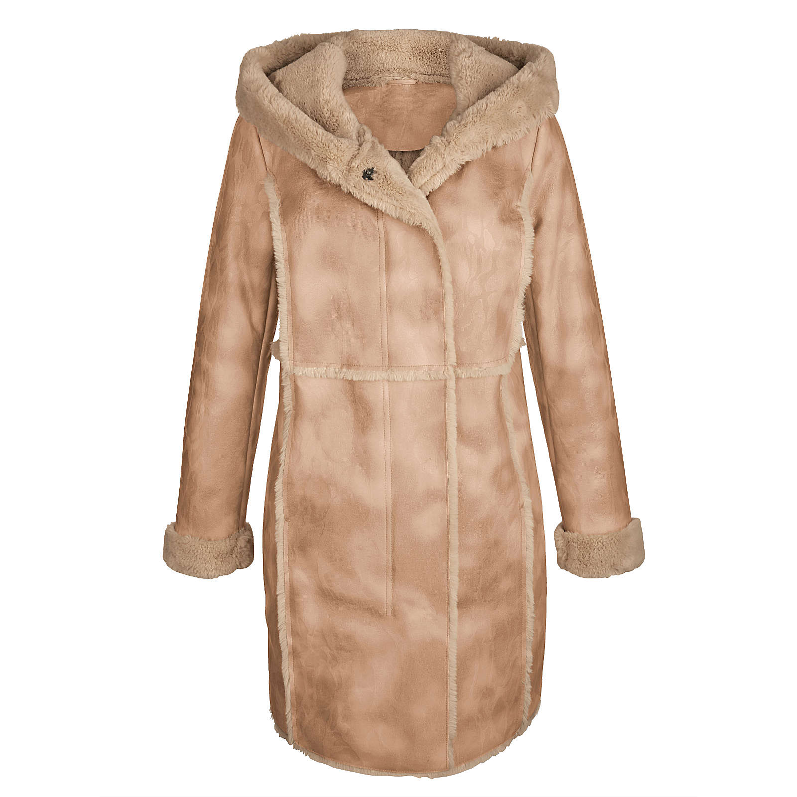 Laura Kent Wintermantel beige Damen Gr. 42 Laura Kent Wintermantel beige Damen Gr. 42