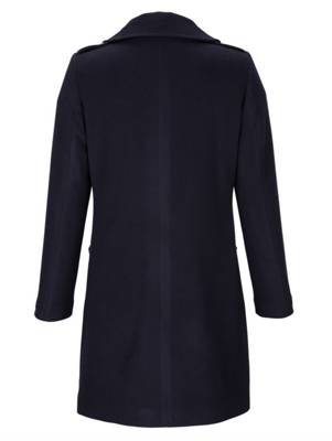 Wolljacke Knöpfe langarm Knöpfe uni Figurnah Wolle Übergangsjacken 2