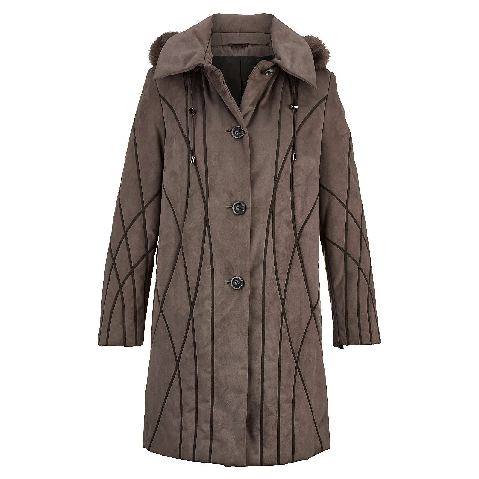 Laura Kent Wintermantel braun Damen Gr. 46 Laura Kent Wintermantel braun Damen Gr. 46