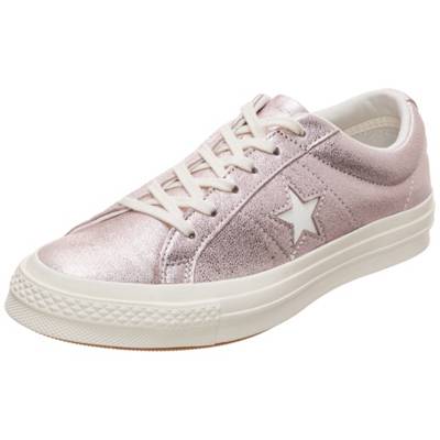 Cons One Star Metallic Leather OX Sneaker