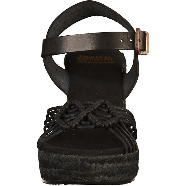 Fred de la Bretonière Bretonière Bretonière Keilsandaletten schwarz Gute Qualität beliebte Schuhe aff156 Fred de la Bretonière Bretonière Bretonière Keilsandaletten schwarz Gute Qualität beliebte Schuhe aff156