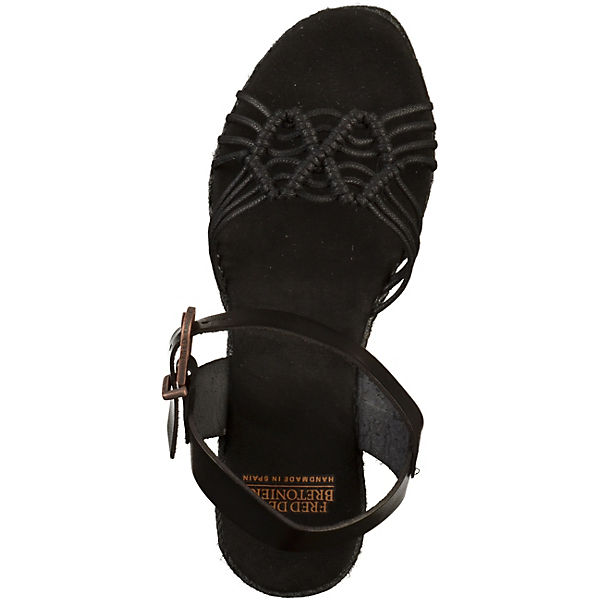 Fred de la Bretonière Bretonière Bretonière Keilsandaletten schwarz Gute Qualität beliebte Schuhe aff156 Fred de la Bretonière Bretonière Bretonière Keilsandaletten schwarz Gute Qualität beliebte Schuhe aff156