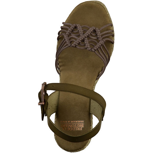 Fred de la Bretonière Bretonière Bretonière Keilsandaletten khaki Gute Qualität beliebte Schuhe 2819bf Fred de la Bretonière Bretonière Bretonière Keilsandaletten khaki Gute Qualität beliebte Schuhe 2819bf