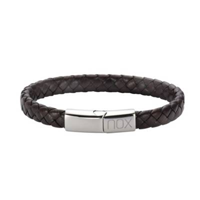 nox Armband Edelstahl LederArmbänder