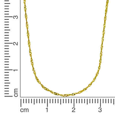 Halskette Gold 333 Singapurkette 45cm Halsketten