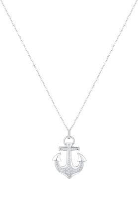 Elli Halskette Anker Hafen Zirkonia 925 Sterling Silber Halsketten 2