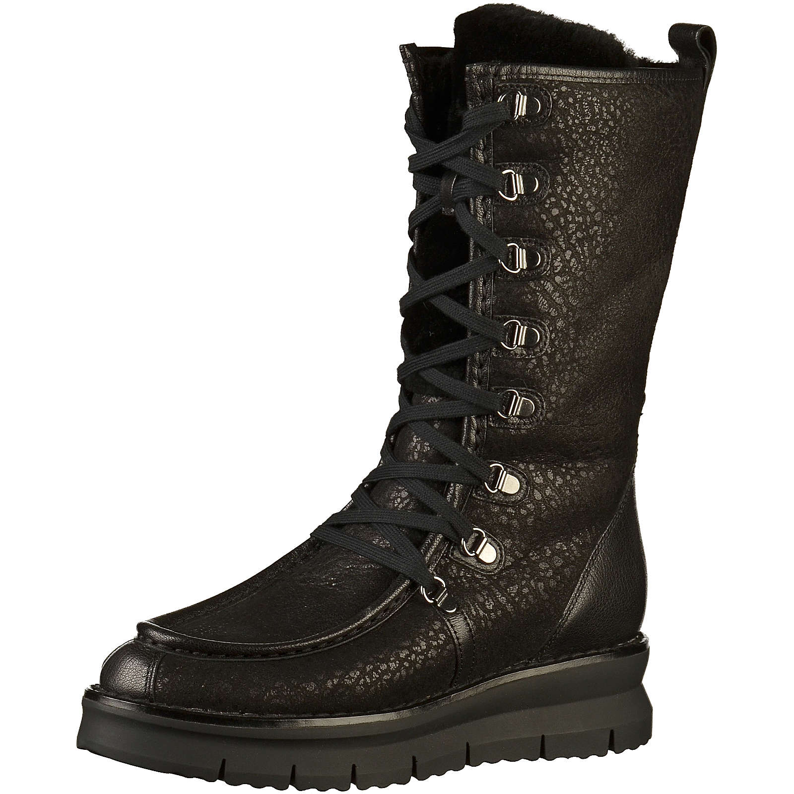 GEOX Schnürstiefel schwarz Damen Gr. 40 GEOX Schnürstiefel schwarz Damen Gr. 40