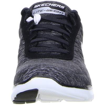 SKECHERS, SKECHERS Flex Appeal 2.0 Damen Sneaker schwarz/weiß Sneakers