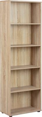 Inter Link Standregal mit 5 Fächern B60 cm beige