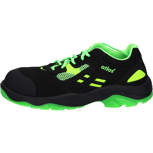 2605 Flash Xp Sicherheitshalbschuhe Schwarz Atlas Sicherheitsschuhe grün 6gf7by