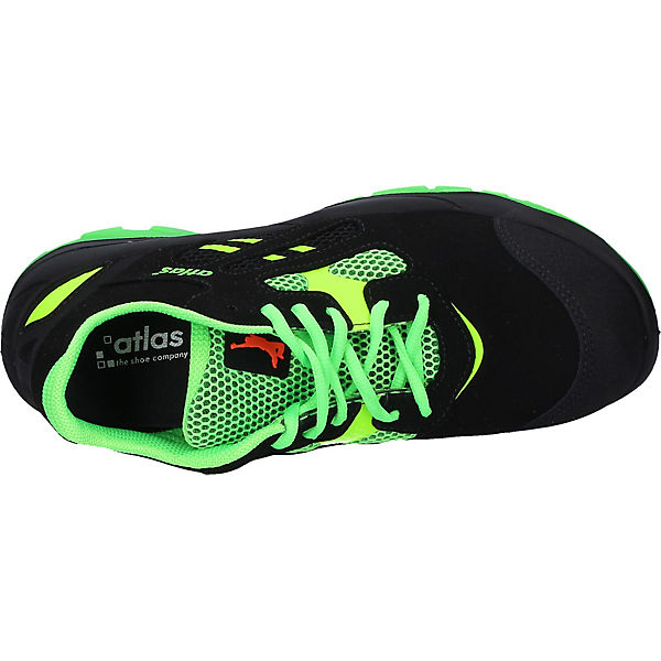 2605 Flash Xp Sicherheitshalbschuhe Schwarz Atlas Sicherheitsschuhe grün 6gf7by