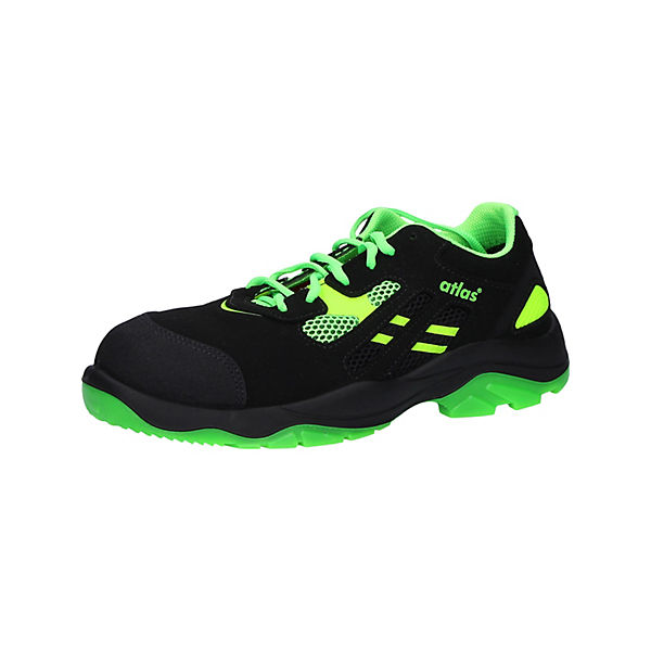 2605 Flash Xp Sicherheitshalbschuhe Schwarz Atlas Sicherheitsschuhe grün 6gf7by