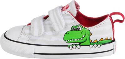 CONVERSE, Baby Sneakers Low CTAS 2V OX WHITEFIERY REDBLACK CONVERSE, Baby Sneakers Low CTAS 2V OX WHITEFIERY REDBLACK