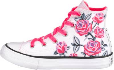 CONVERSE, Sneakers High CTAS HI PINK FOAMNATURAL IVORYWHITE für Mädchen, pink CONVERSE, Sneakers High CTAS HI PINK FOAMNATURAL IVORYWHITE für Mädchen, pink