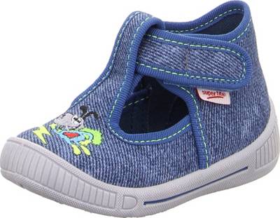 Baby Hausschuhe BULLY für Jungen, WMS-Weite M3