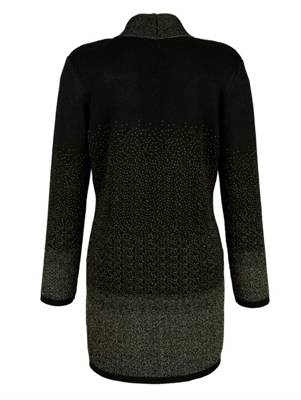 Strickjacke langarm uni Lässig blickdicht Kunstfaser Strickjacken 2