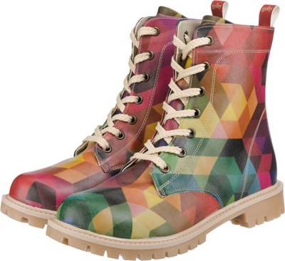 Double You, Schnürstiefeletten, mehrfarbig Double You, Schnürstiefeletten, mehrfarbig