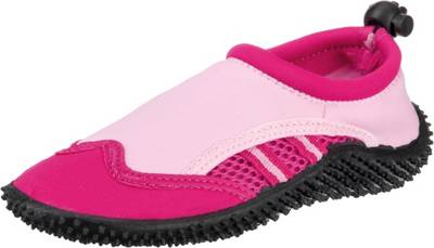 Aqua-Schuhe Kinder Wasserschuhe/ Badeschuhe/ Neopren/Schw-Pink *NEU* Fashy 