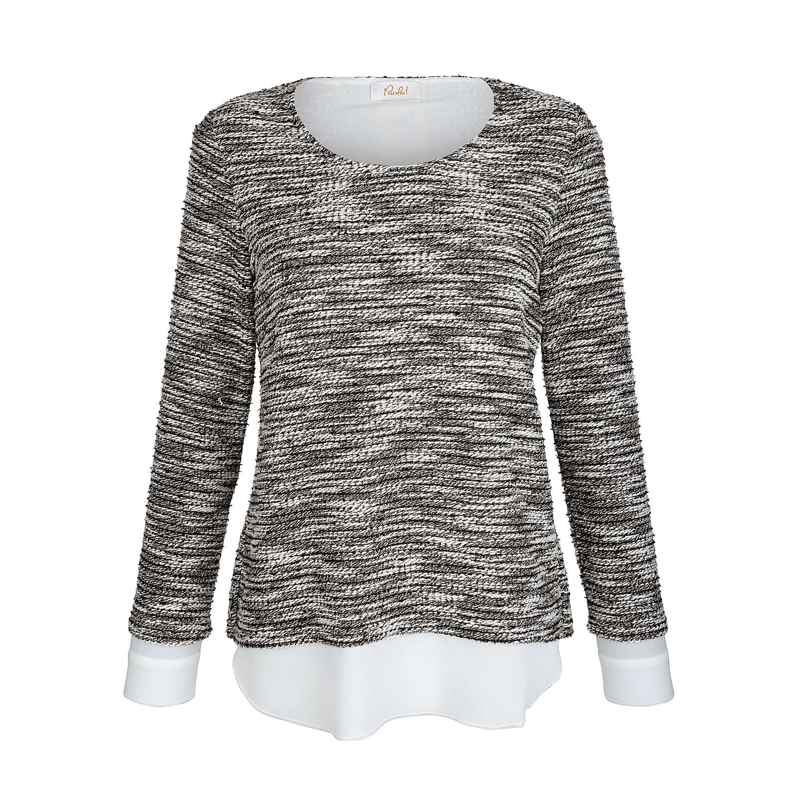 Paola 2-in-1 Pullover weiß Damen Gr. 42 Paola 2-in-1 Pullover weiß Damen Gr. 42