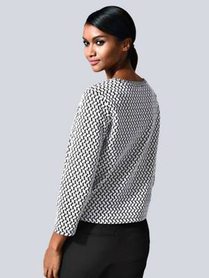 Blazer Strasssteine 7/8-arm Haken und Ösen grafisch Figurbetont Viskose,Kunstfaser Blazer 2